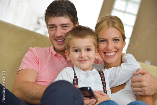 Photo: family at home family at home