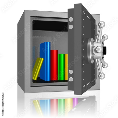 Illustration: geheime Bücher - gut gehütetes Wissen geheime Bücher - gut gehütetes Wissen