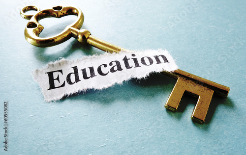 Photo: education key education key