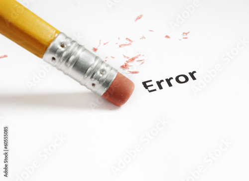 Photo: error correction error correction