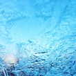 Frost ice on window Frost ice on window