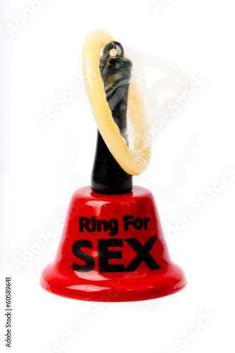 Photo: Ring for sex bell and condom Ring for sex bell and condom