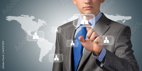 Photo: social network concept social network concept