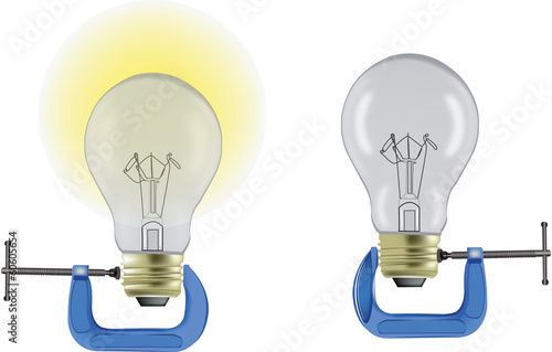 Vector: risparmio energetico risparmio energetico