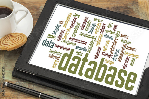 Photo: database word cloud database word cloud