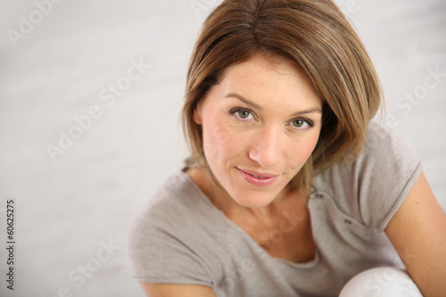 Photo: Portrait of smiling middle-aged woman Portrait of smiling middle-aged woman