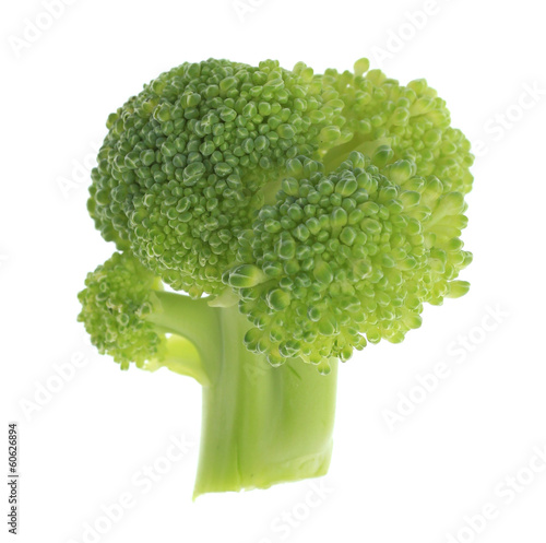 Photo: Broccoli isolated on white Broccoli isolated on white
