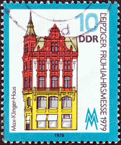 Illustration: Max Klinger House, Leipzig (German Democratic Republic 1979) Max Klinger House, Leipzig (German Democratic Republic 1979)