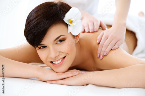 Photo: Spa Woman. Close-up of a Beautiful Woman Getting Spa Treatment. Spa Woman. Close-up of a Beautiful Woman Getting Spa Treatment.