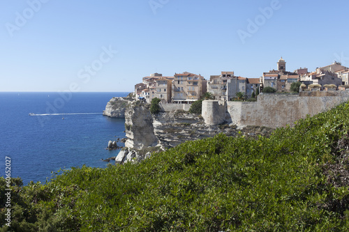 Photo: Bonifacio city, Corsica , France. Bonifacio city, Corsica , France.