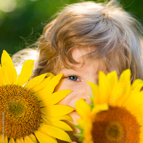 Photo: Child in spring Child in spring