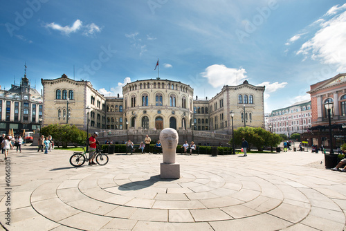 Photo: Square on front of Storting Square on front of Storting