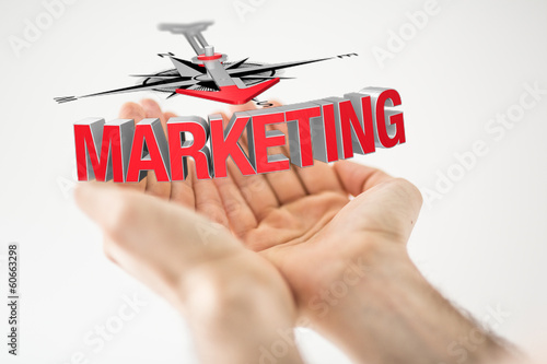 Illustration: marketing compass marketing compass