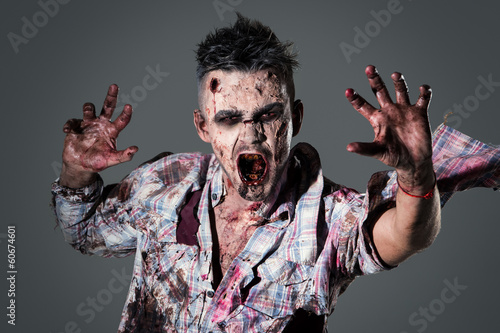 Photo: Scary zombie cosplay Scary zombie cosplay