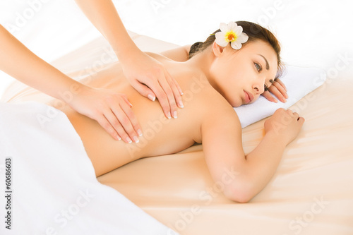 Photo: Spa Woman. Close-up of a Beautiful Woman Getting Spa Treatment. Spa Woman. Close-up of a Beautiful Woman Getting Spa Treatment.