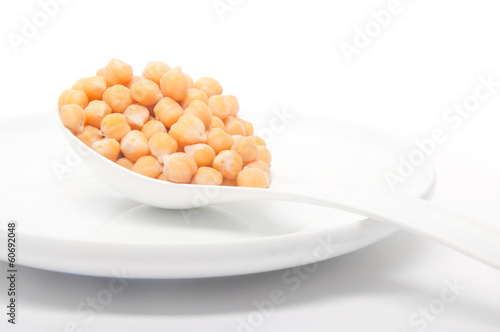 Photo: Boiled chickpeas Boiled chickpeas