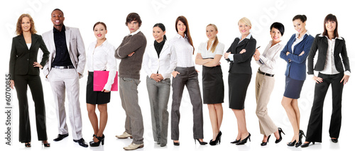 Photo: Successful businesspeople smiling to the camera Successful businesspeople smiling to the camera