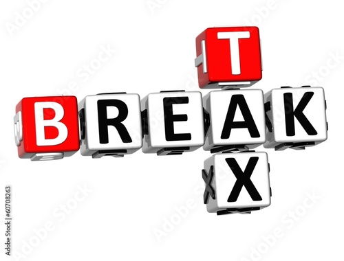 Illustration: 3D Break Tax Crossword 3D Break Tax Crossword
