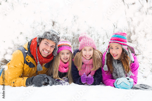 Photo: winter family winter family