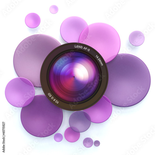 Illustration: Photographic pink background Photographic pink background