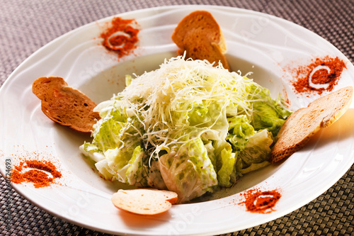 Photo: Caesar salad Caesar salad