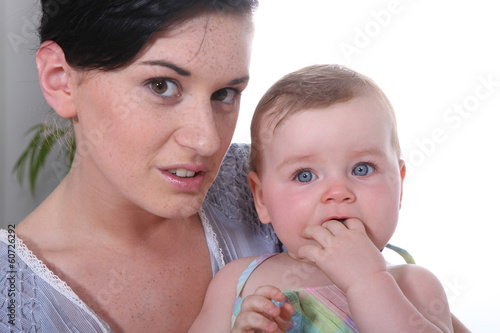 Photo: Mom with baby Mom with baby