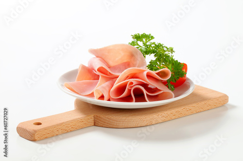 Photo: Sliced ham Sliced ham