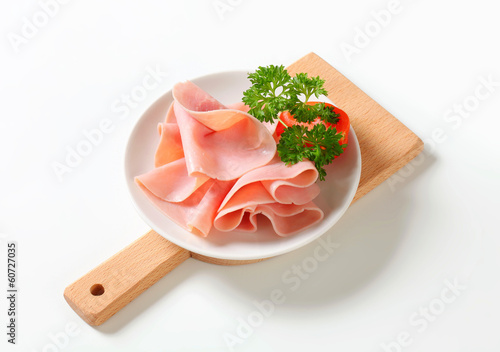 Photo: Sliced ham Sliced ham