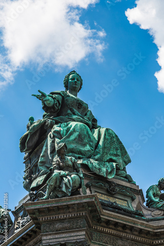 Photo: Monument of the famous monarch Maria Theresia of Habsburg(Vienna Monument of the famous monarch Maria Theresia of Habsburg(Vienna