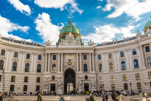 Photo: St. Michael's Wing Of Hofburg Imperial Palace. Vienna. Austria. St. Michael's Wing Of Hofburg Imperial Palace. Vienna. Austria.