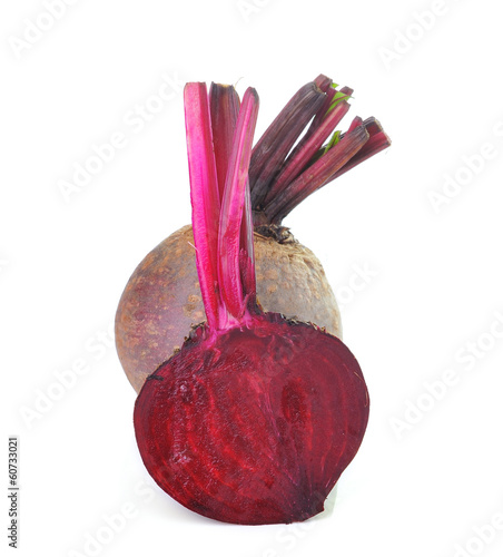 Photo: Beetroots isolated on white background Beetroots isolated on white background
