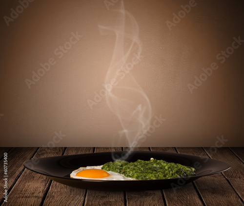 Photo: Fresh delicious home cooked food with steam Fresh delicious home cooked food with steam