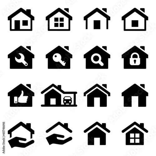 Vector: house iconset house iconset