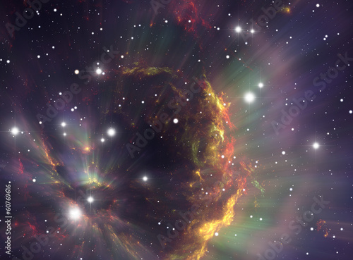 Illustration: Space nebula Space nebula