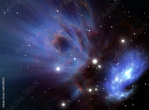 Illustration: Space nebula Space nebula