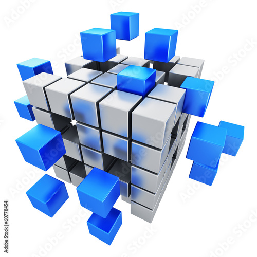 Illustration: Business teamwork, internet and communication concept Business teamwork, internet and communication concept