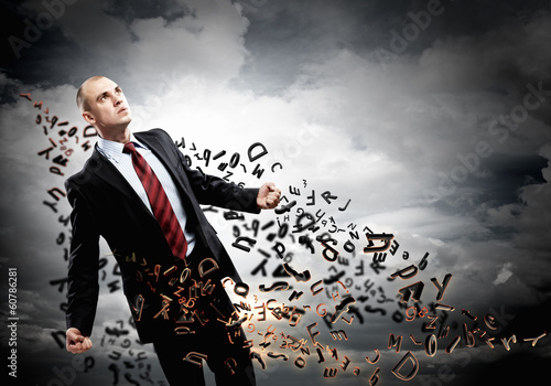 Photo: Businessman in anger Businessman in anger