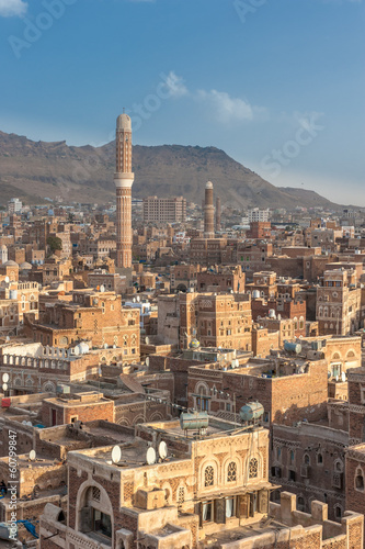 Photo: Panorama of Sanaa, Yemen Panorama of Sanaa, Yemen