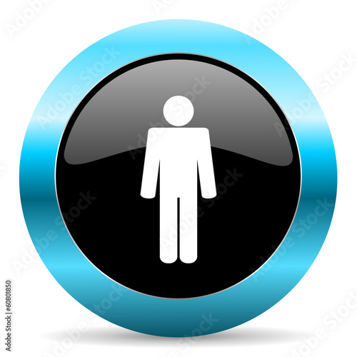 Illustration: male icon male icon