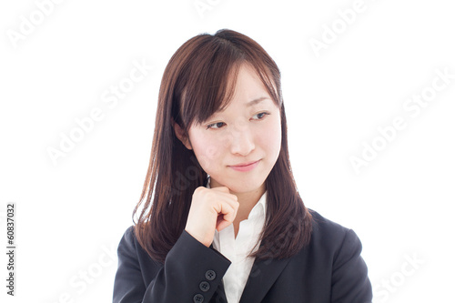 Photo: 悩む女性 悩む女性