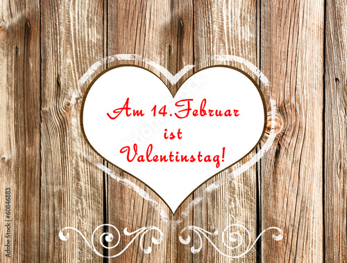 Illustration: Am 14.02. ist Valentinstag Am 14.02. ist Valentinstag