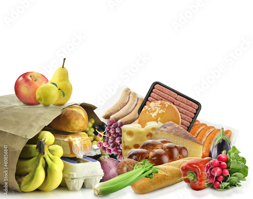Photo: Paper Bag With Food Paper Bag With Food