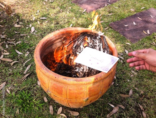 Instant Collection: burnt paper burnt paper