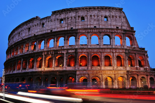 Photo: Flavian Amphitheatre or Coliseum in Rome, Italy Flavian Amphitheatre or Coliseum in Rome, Italy