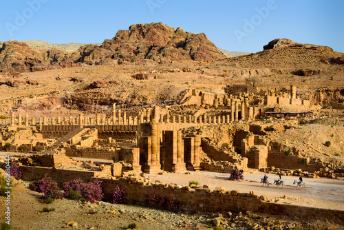 Photo: The city of Ancient Petra, Jordan The city of Ancient Petra, Jordan