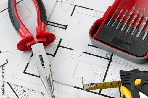 Photo: Construction Plan Tools Construction Plan Tools