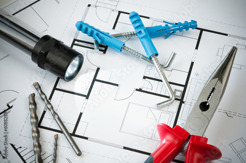 Photo: Construction Plan Tools Construction Plan Tools