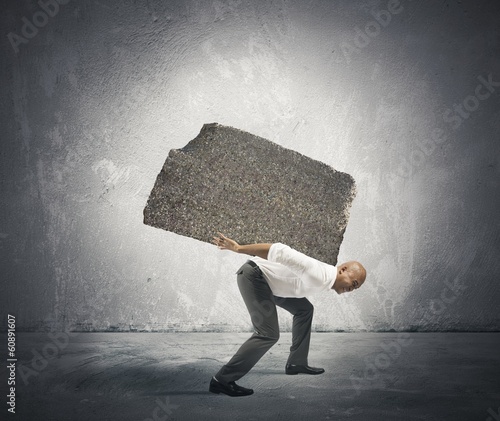 Photo: Stress of a businessman Stress of a businessman