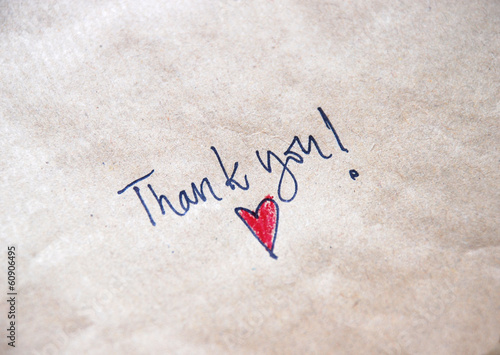Photo: thank you note thank you note