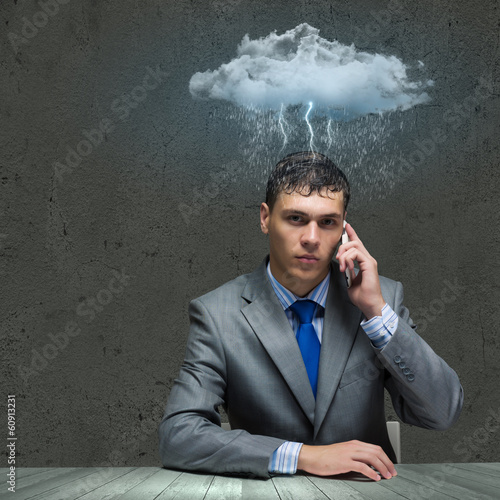 Photo: Business troubles Business troubles